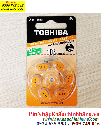 Toshiba ZA13 _Pin số 13; Pin máy trợ thính Toshiba ZA13 _Pin số 13; Pin máy điếc Toshiba ZA13 _Pin số 13